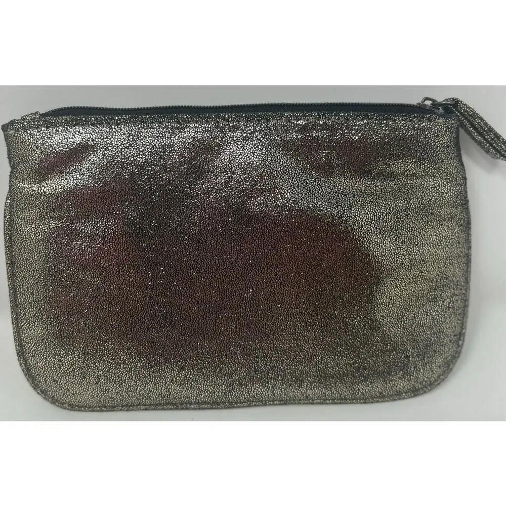 Victoria's‎ Secret Gold Metallic Cosmetic/Makeup Bag/Pouch